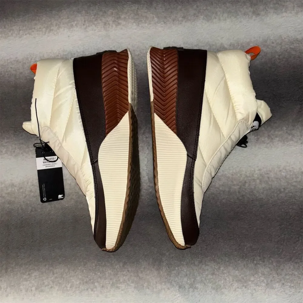 🚫SOLD🚫 Sorel Out N About III Puffy Zip Boots Cream Espresso Orange Waterproof 11 - Picture 5 of 12